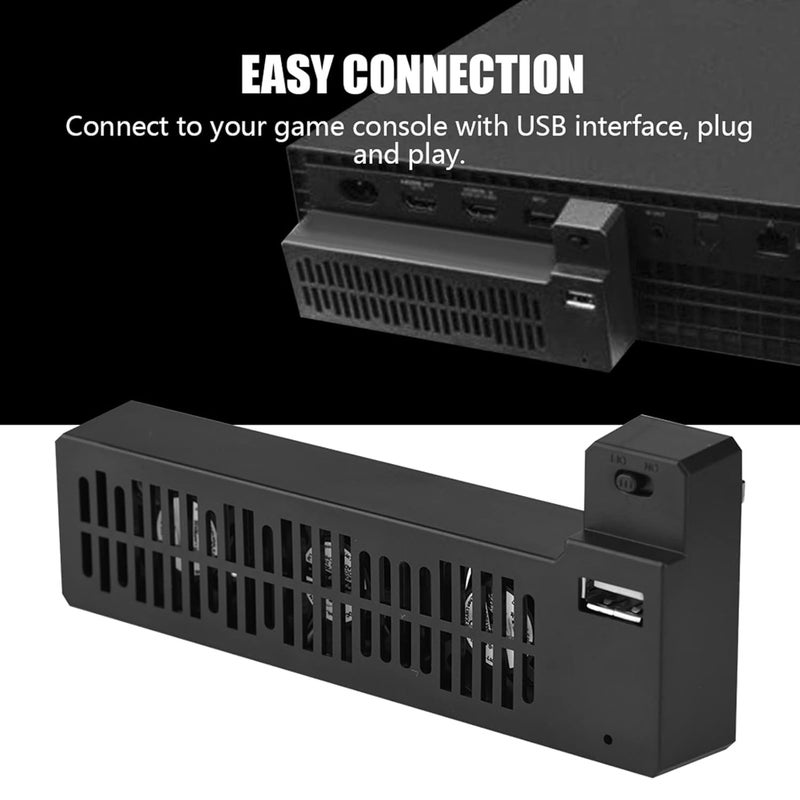 HEITIGN One X One Games 15×6×4 Portable Heat Reducing USB External Cooling Fan Side Mounted for One X Game Console - Image 5